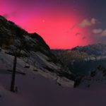 Aurora Boreale sulle nostre Dolomiti